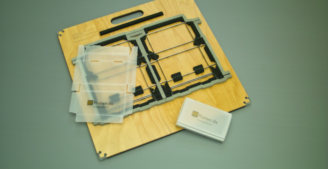 Stanzform für reinraumfähige Verpackungen aus PP-Hohlkammerplatten