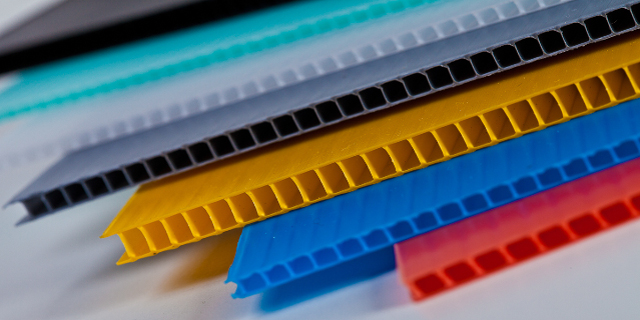 Hohlkammerplatten HKP aus Polypropylen verschiedene Farben und Stärken Draufsicht
