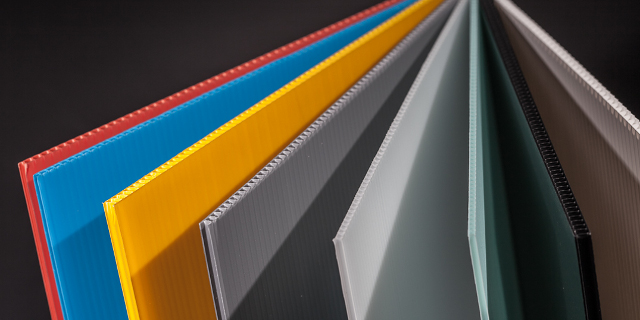 Hohlkammerplatten HKP Kunststoffplatten aus PP in unterschiedlichen Farben