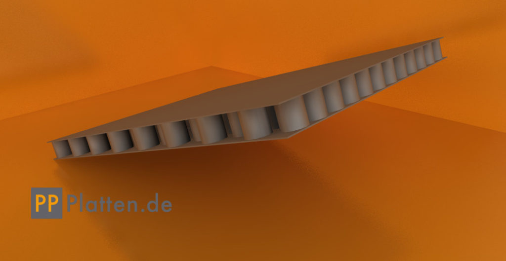 Noppenplatte aus PP Rendering