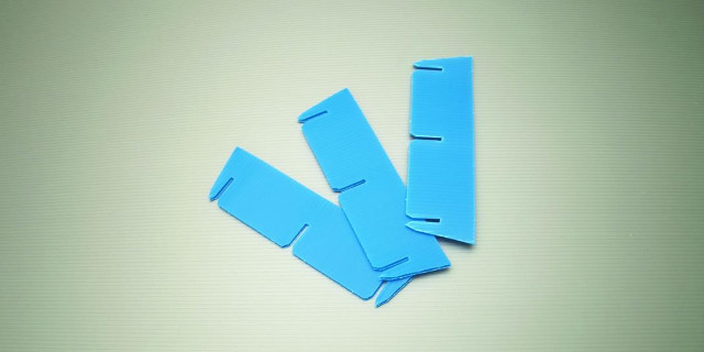 Gefache aus PP-Platten Querstege gestanzt Transportschutz Verpackung 640 320 Gefache aus PP-Platten Querstege gestanzt