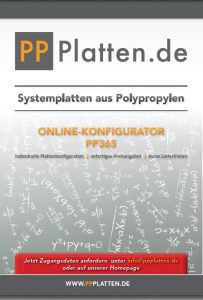 Titelseite Onlinekalkulator Anleitung PPPlatten GmbH