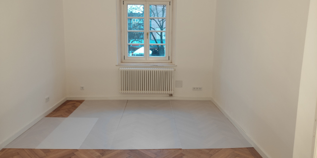 Parkett Böden auf Baustellen schützen mit PP-Platten 3 640 320 Parkett Böden auf Baustellen schützen mit PP-Platten schnelle Verlegung 3