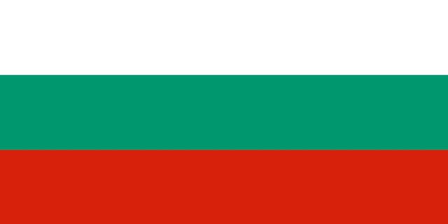 Flagge Bulgarisch bŭlgarski