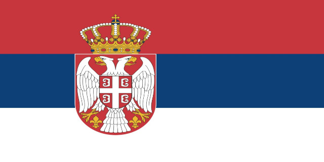 Flagge Serbisch Srpski