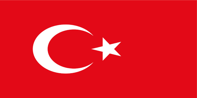 Flagge Türkisch Türk