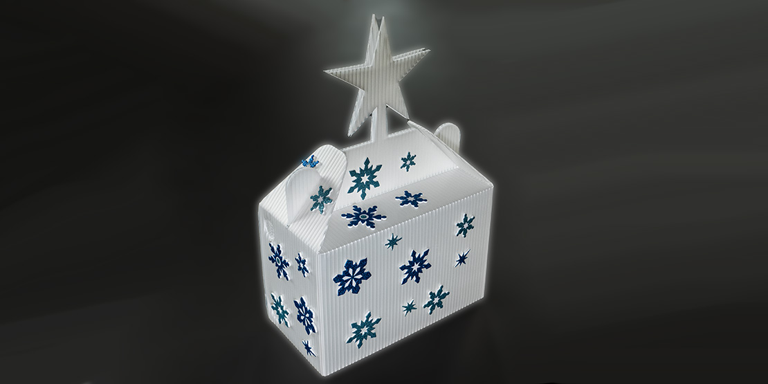 Mehrweg Geschenkverpackung Weihnachten Motiv Stern dekoriert Schenkmehrweg 1110 555 Mehrweg Geschenkverpackung Weihnachten Motiv Stern dekoriert Schenkmehrweg