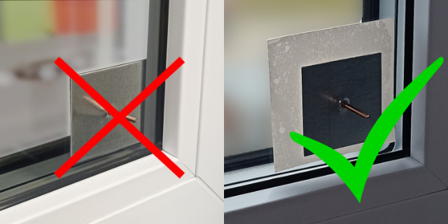 Montagesystem für Schutzplatten für Fenster auf Baustellen richtig anbringen