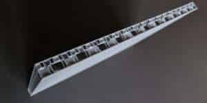 Zweilagige Noppenstrukturplatte aus PP Double Core 640 320