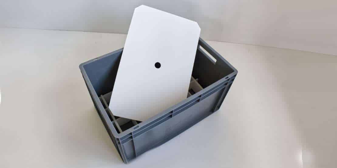 Zwischenlage aus Kunststoff PP für Eurobox 1110 555