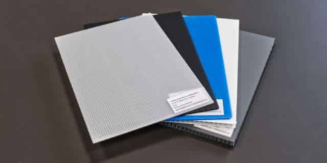 Kostenlose Handmuster-A4 aus PP-Platten Stegplatte Noppenplatte Wabenplatte