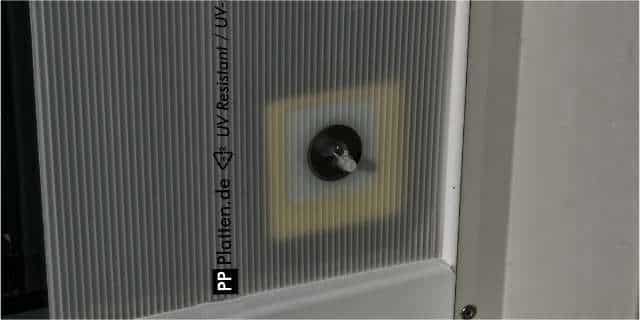 Schutzsystem PP Protect für Fenster auf Baustellen außen