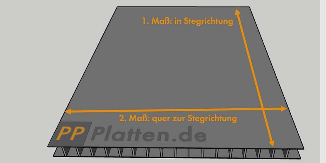 Schematische-Darstellung-der-Bemassung-einer-Stegplatte-aus-Kunststoff-grau1110-555