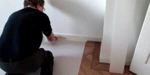 Montage von Bodenschutzplatten aus PP bei einer Renovierung 640 320