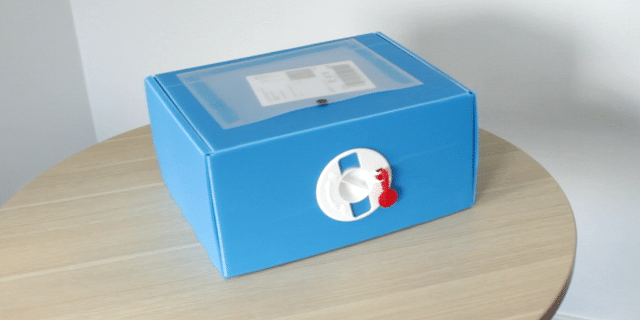 Mehrweg-Versandbox aus Kunststoff Polypropylen PP voll recyclingfähig 640 320