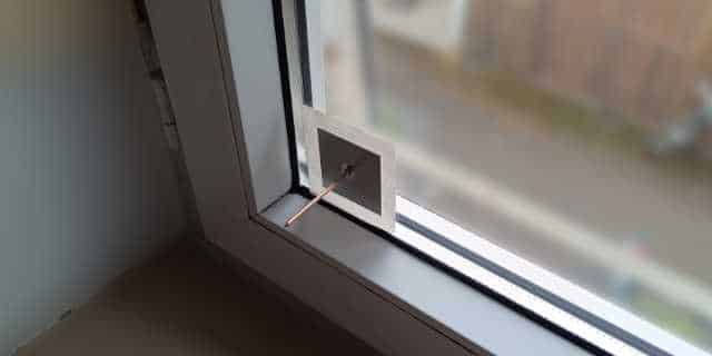 Montagesystem Glass Pin für Schutzplatten für Fenster auf Baustellen lager Stift