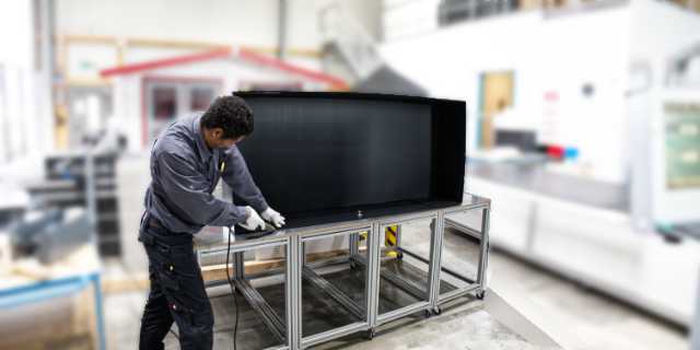 Anfertigung einer großen Box für die Produktionslogistik