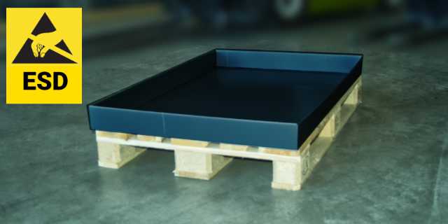 ESD Tray in Palettengröße Europalette einzeln
