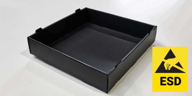 ESD Tray stapelbar für die Verpackung elektronischer Komponenten